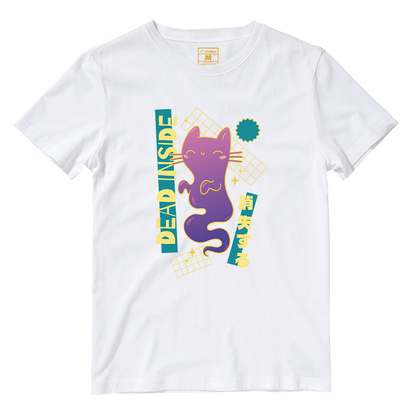 Cotton Shirt: Cat Dead Inside