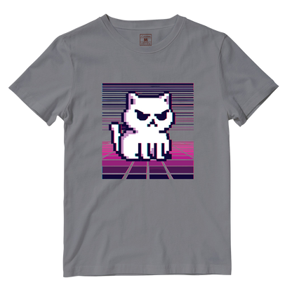 Cotton Shirt: Cat Digital