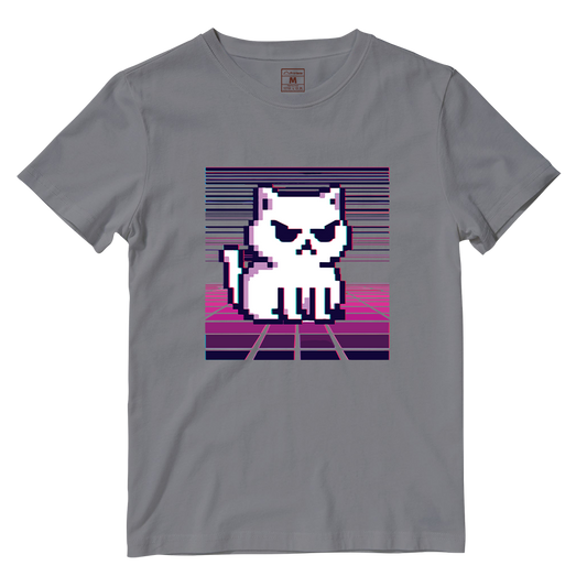 Cotton Shirt: Cat Digital