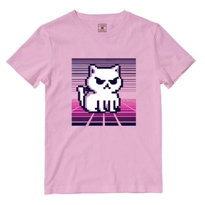 Cotton Shirt: Cat Digital