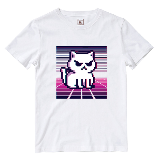 Cotton Shirt: Cat Digital