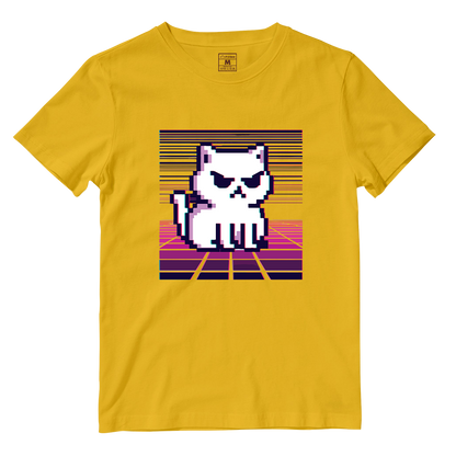 Cotton Shirt: Cat Digital