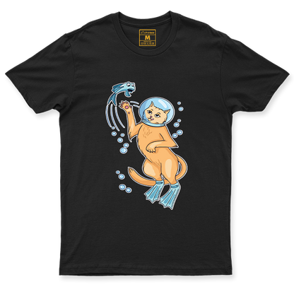 Drifit Shirt: Cat Diver