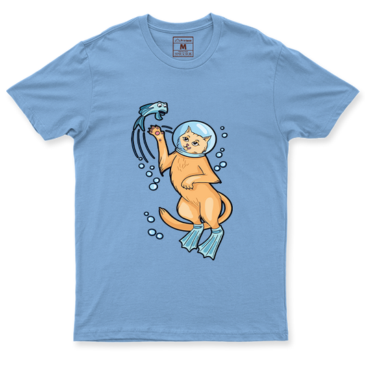Drifit Shirt: Cat Diver