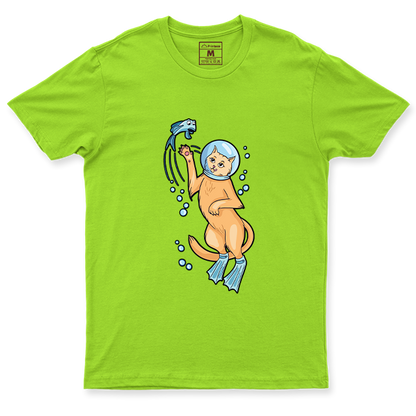 Drifit Shirt: Cat Diver