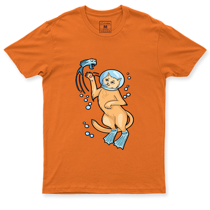Drifit Shirt: Cat Diver