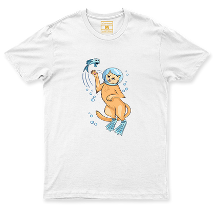 Drifit Shirt: Cat Diver