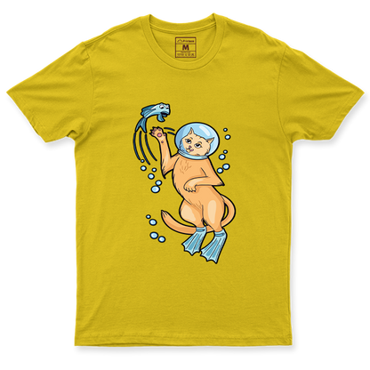 Drifit Shirt: Cat Diver
