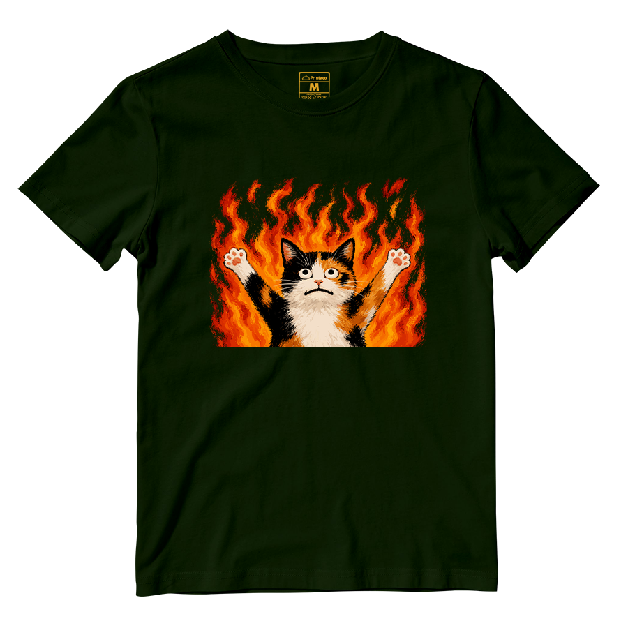 Cotton Shirt: Cat Elmo