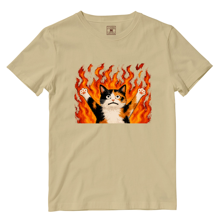 Cotton Shirt: Cat Elmo