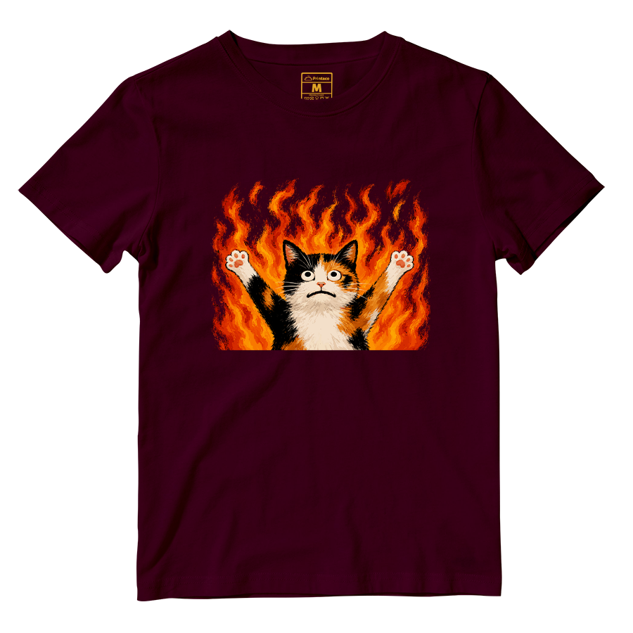Cotton Shirt: Cat Elmo