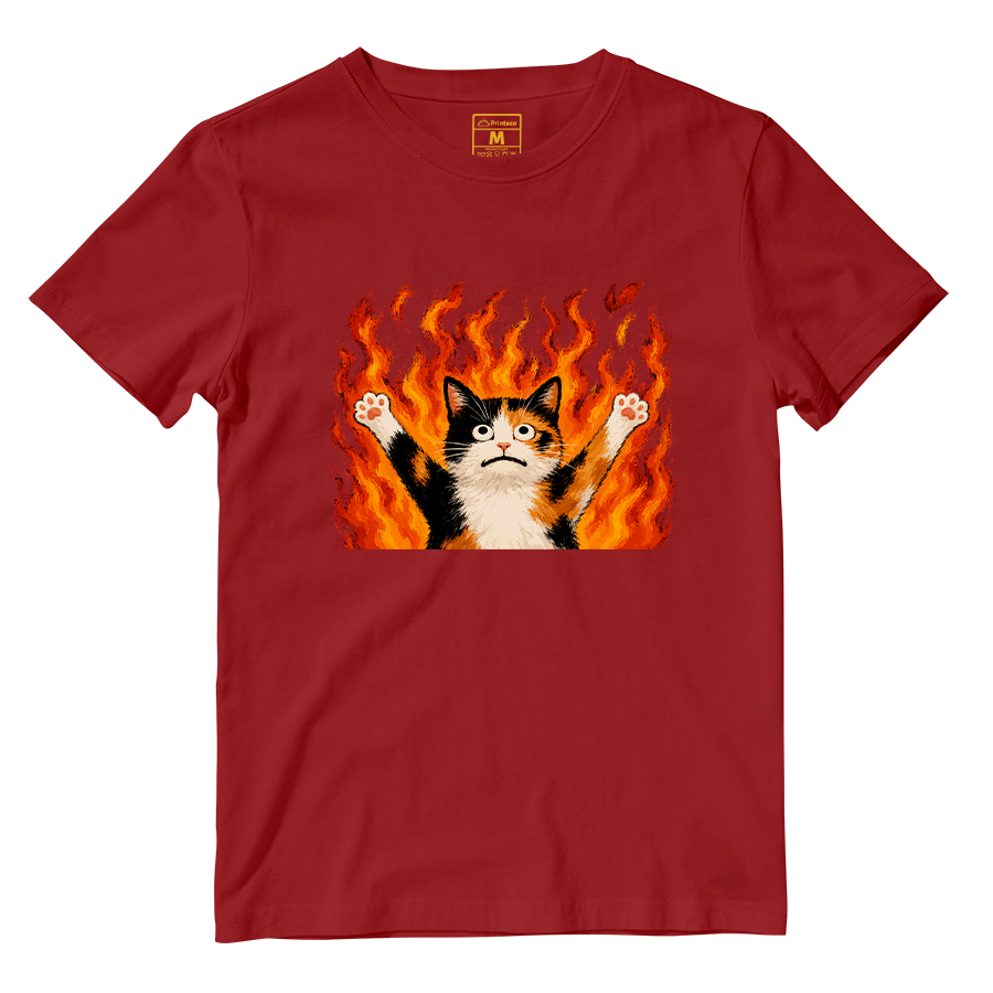 Cotton Shirt: Cat Elmo