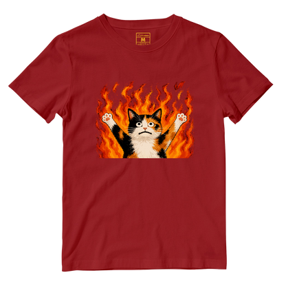 Cotton Shirt: Cat Elmo