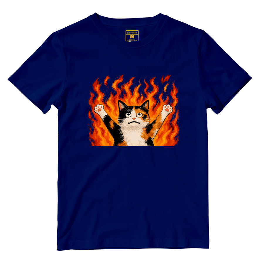 Cotton Shirt: Cat Elmo