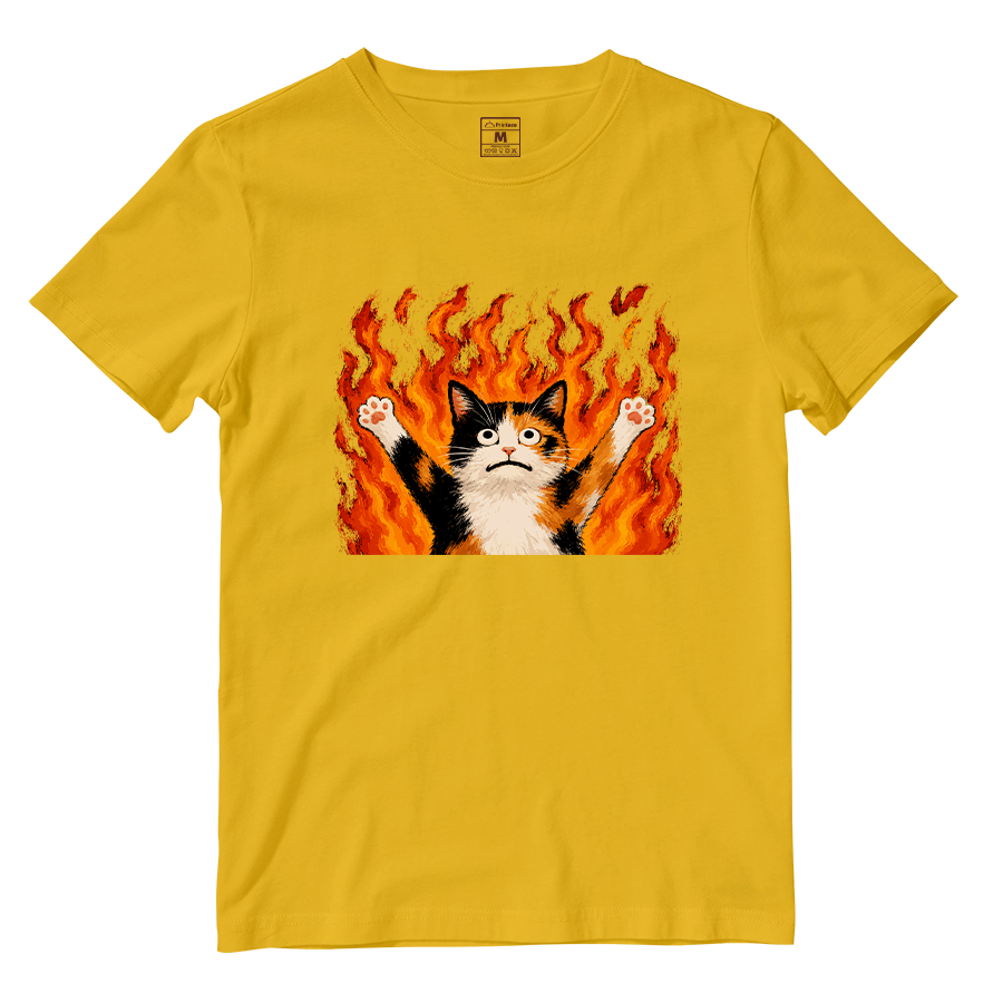 Cotton Shirt: Cat Elmo