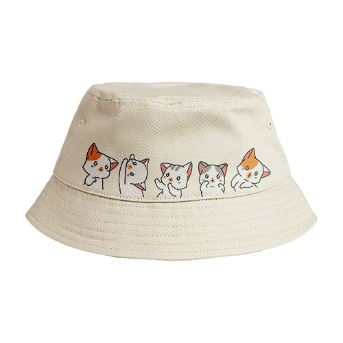 Reversible Bucket Hat: Cat Group