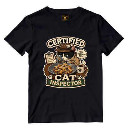 Cotton Shirt: Cat Inspector