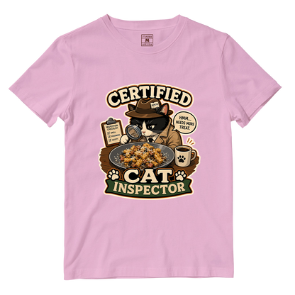 Cotton Shirt: Cat Inspector