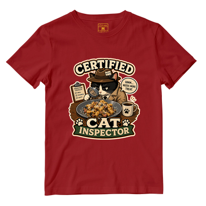 Cotton Shirt: Cat Inspector
