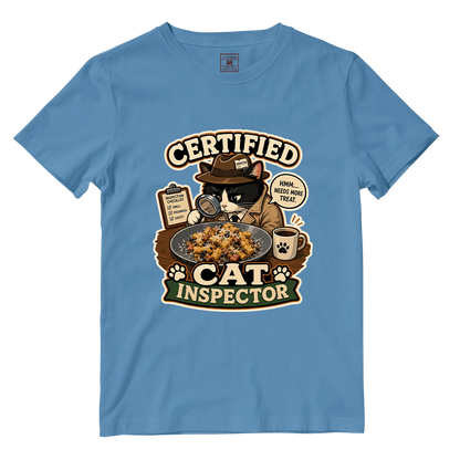 Cotton Shirt: Cat Inspector