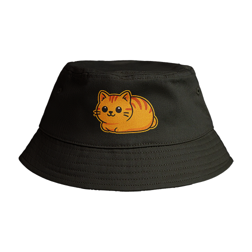 Reversible Bucket Hat: Cat Loaf