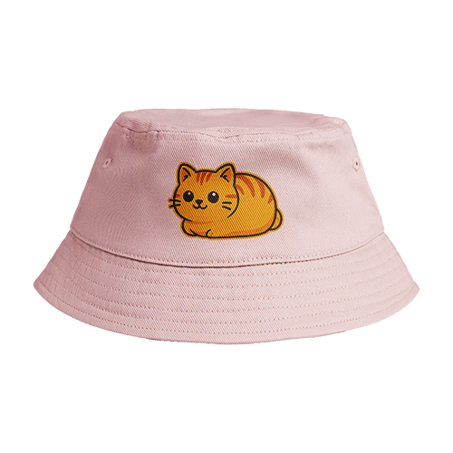 Reversible Bucket Hat: Cat Loaf
