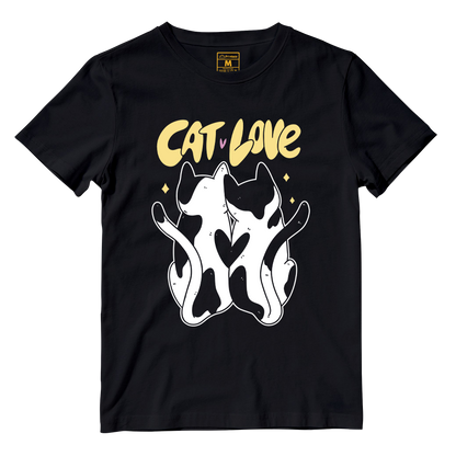 Cotton Shirt: Cat Love