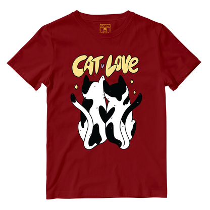 Cotton Shirt: Cat Love