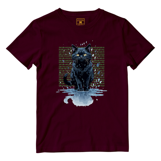 Cotton Shirt: Cat Matrix