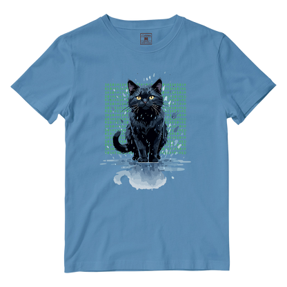 Cotton Shirt: Cat Matrix