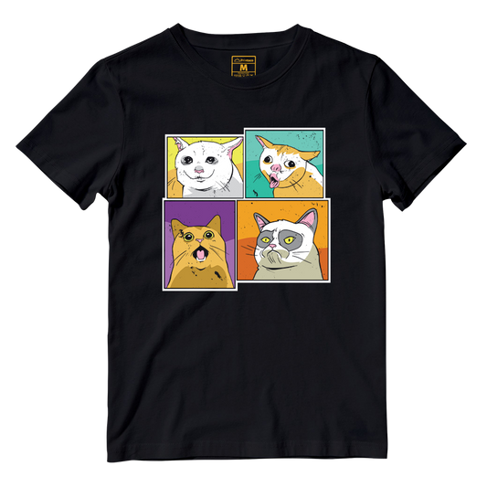Cotton Shirt: Cat Meme