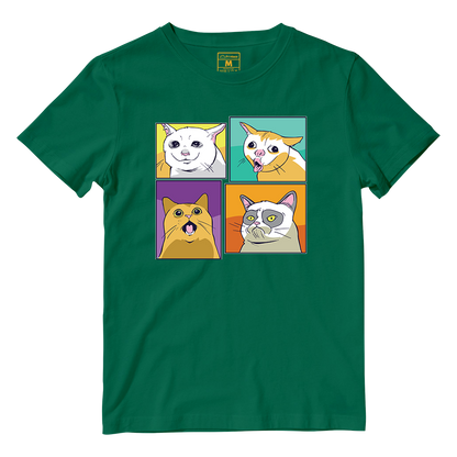 Cotton Shirt: Cat Meme