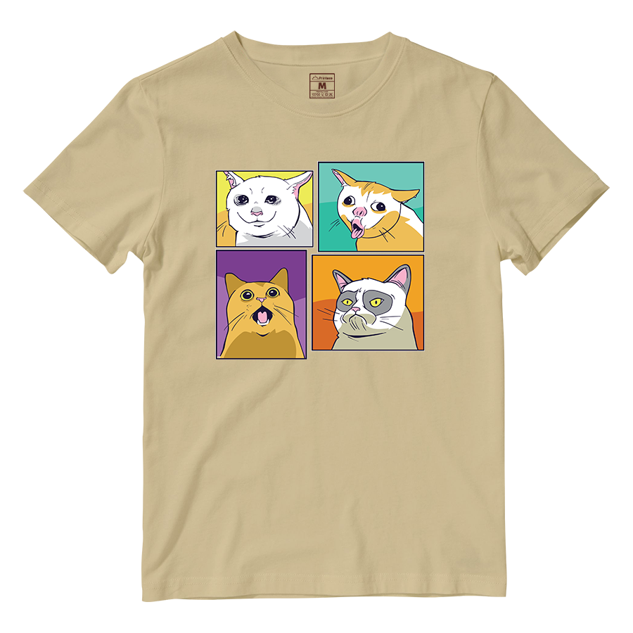 Cotton Shirt: Cat Meme