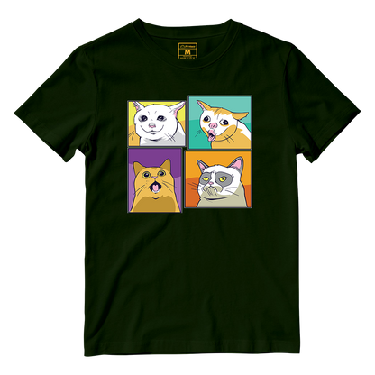 Cotton Shirt: Cat Meme