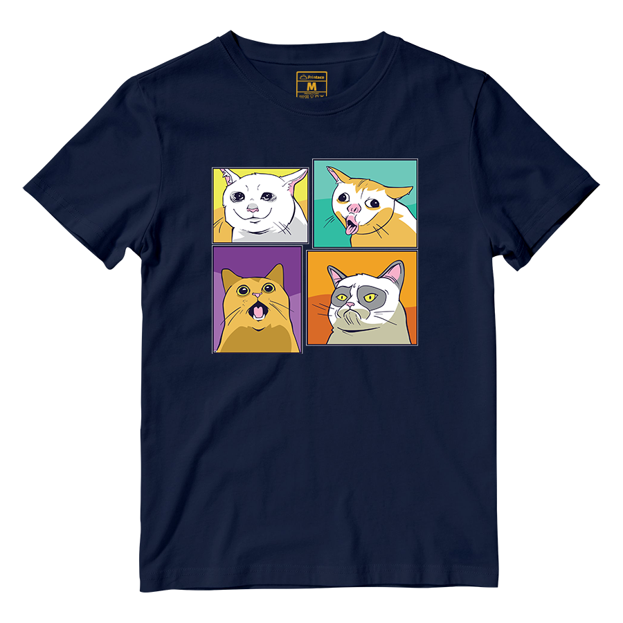 Cotton Shirt: Cat Meme