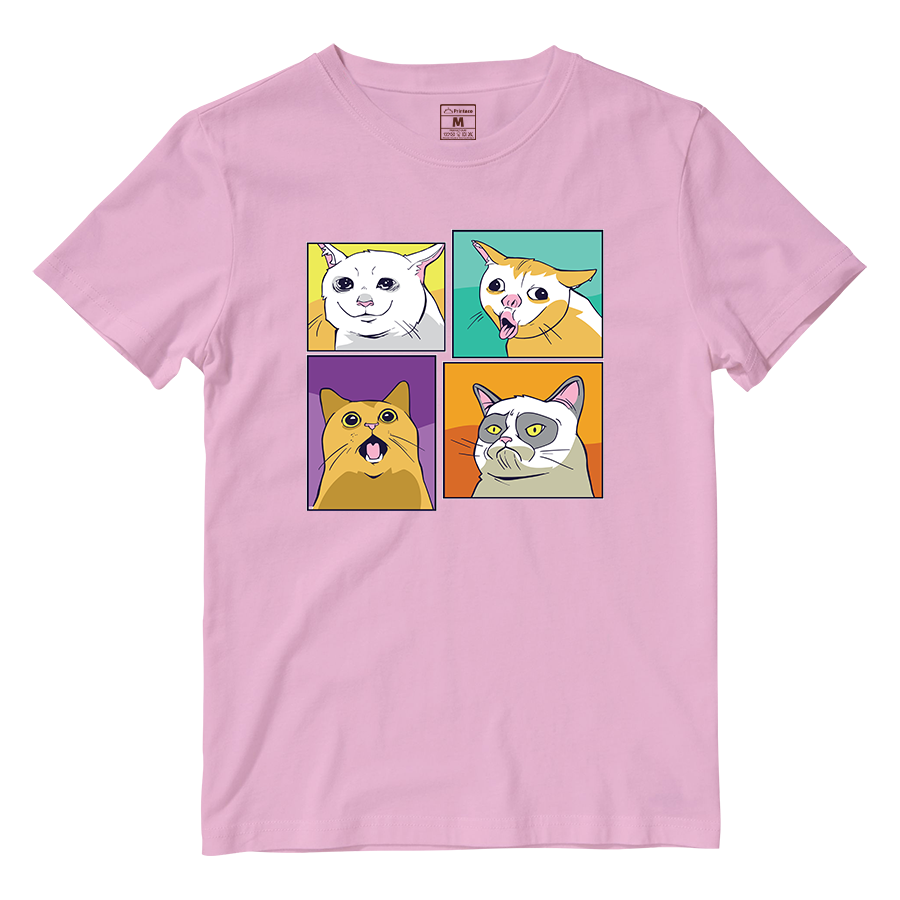 Cotton Shirt: Cat Meme