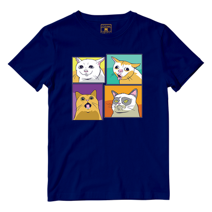 Cotton Shirt: Cat Meme