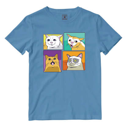 Cotton Shirt: Cat Meme