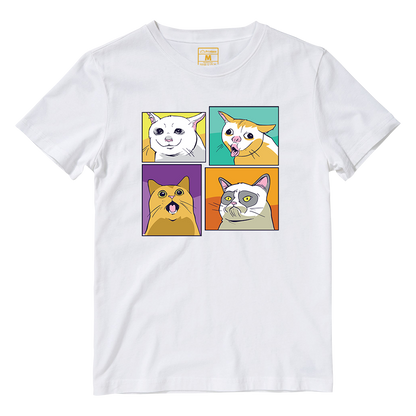 Cotton Shirt: Cat Meme