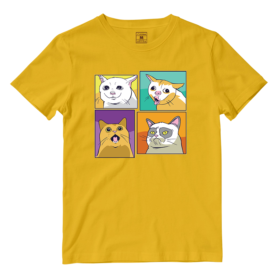 Cotton Shirt: Cat Meme