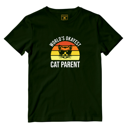 Cotton Shirt: Cat Parent