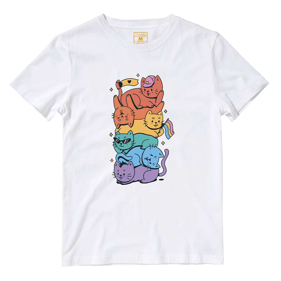 Cotton Shirt: Cat Pride