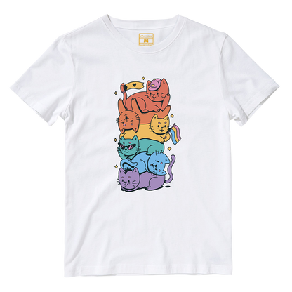 Cotton Shirt: Cat Pride