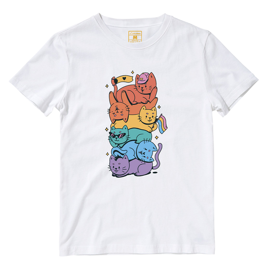 Cotton Shirt: Cat Pride