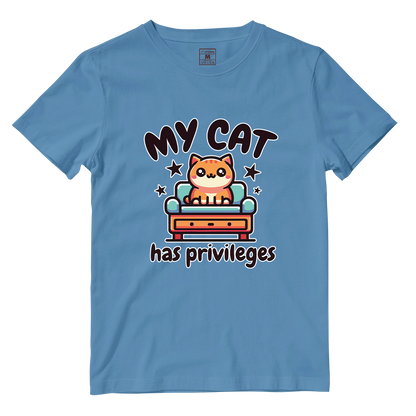Cotton Shirt: Cat Privileges