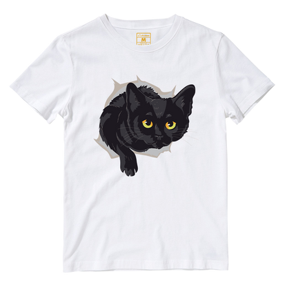 Cotton Shirt: Cat Rip Shirt