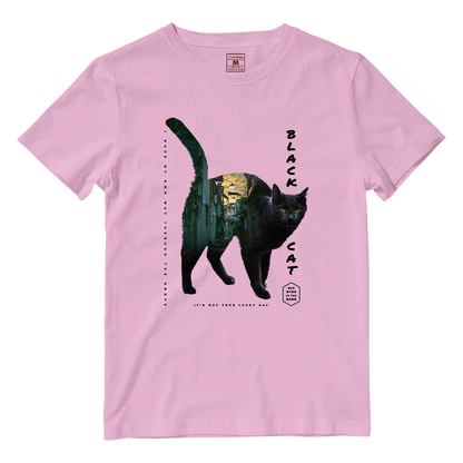 Cotton Shirt: Cat Scenery