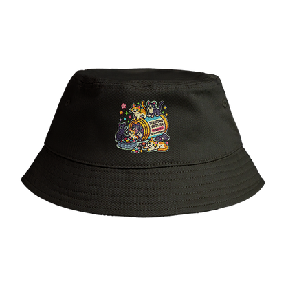 Reversible Bucket Hat: Cat Serotonin