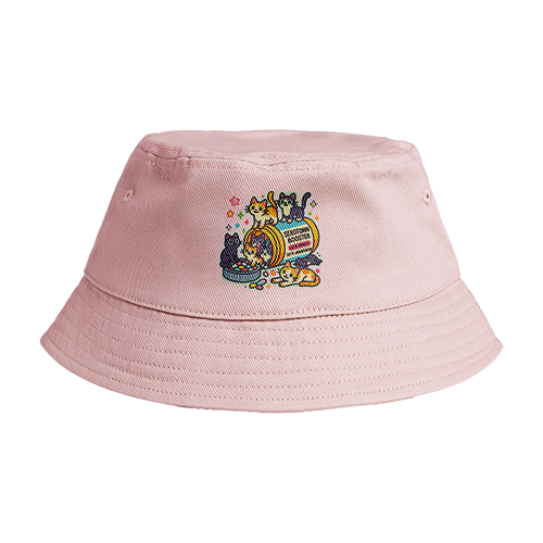 Reversible Bucket Hat: Cat Serotonin