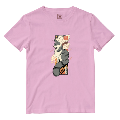 Cotton Shirt: Cat Sunset Japan